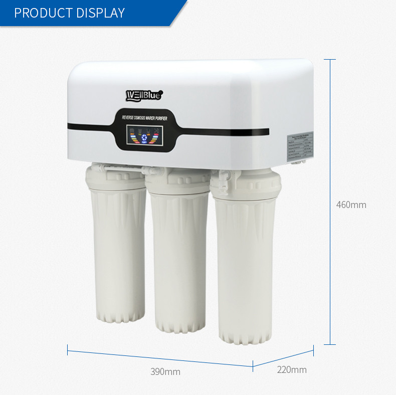 Reverse Osmosis Water Filter Machine , 5 Stage RO Technology Water Purifier