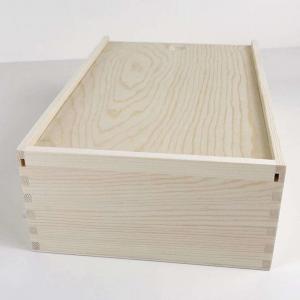 China CARB Customized  Unfinished Wooden Craft Boxes Bulk Timber Wooden Box wholesale