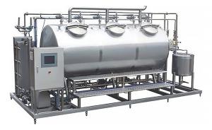 Automatic Integrated 2000L/H CIP with 2 circuits for Dairy and Juice Production Line