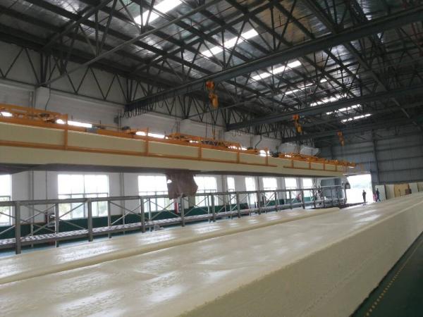 Quality Full Automatic Horizontal Continuous PU Foam Production Line Long Foam Crane Unit for sale