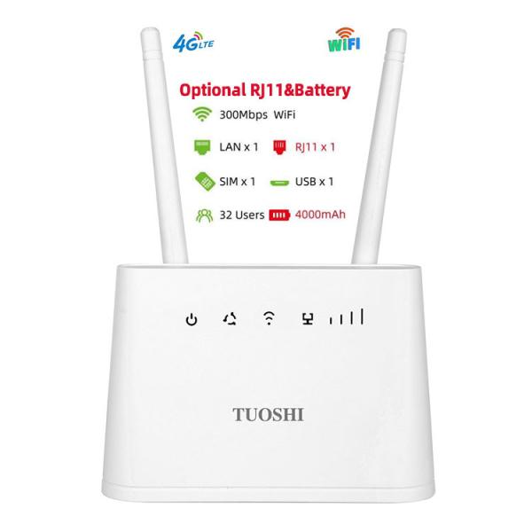 Quality Universal Portable 4G WiFi Modem Fast Lte Upload 51.0Mbps Max Download Speed 150Mbps for sale