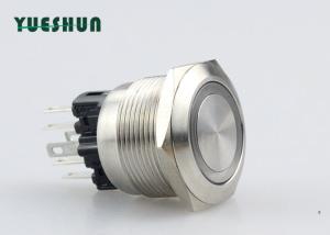 China Illuminated Momentary Push Button Switch , Flat Style Push Button Momentary Switch wholesale