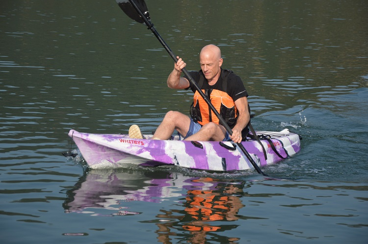 Customizable Inflatable Fishing Kayak for Solo Adventures Camouflage or Customized