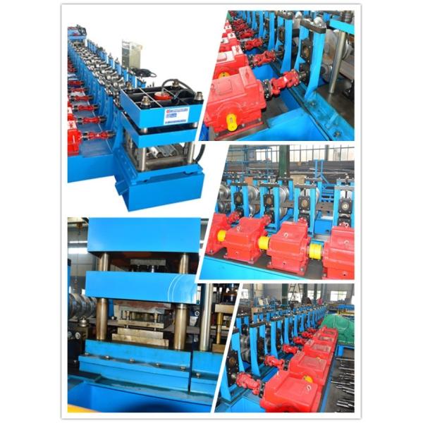 Low Noise Highway Guardrail Machine , Automatic Roll Forming Machine ISO CE SGS