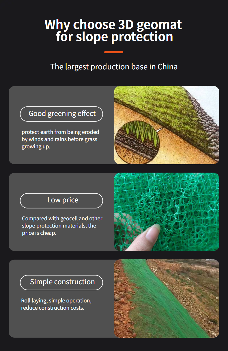 3D Geomat for Promoting Seed Sprout and Slope Stabilization in Railway Construction