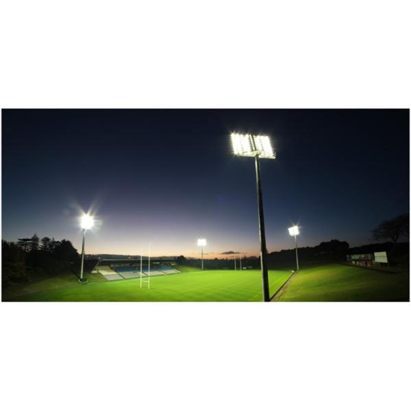 720W Black LED Stadium Light With High Bight SMD5050 Chips Total 112320Lm For Sports Field