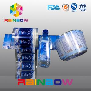 China Plastic Bottle Shrink Sleeve Labels , PVC Shrink Plastic Lable Blowing wholesale