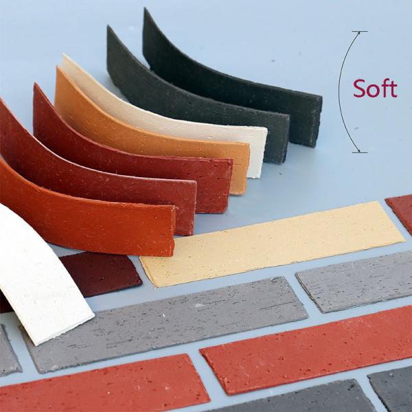 MCM Flexible Ceramic Tile New Tech Soft Tile Interior Exterior Flexible Travertine