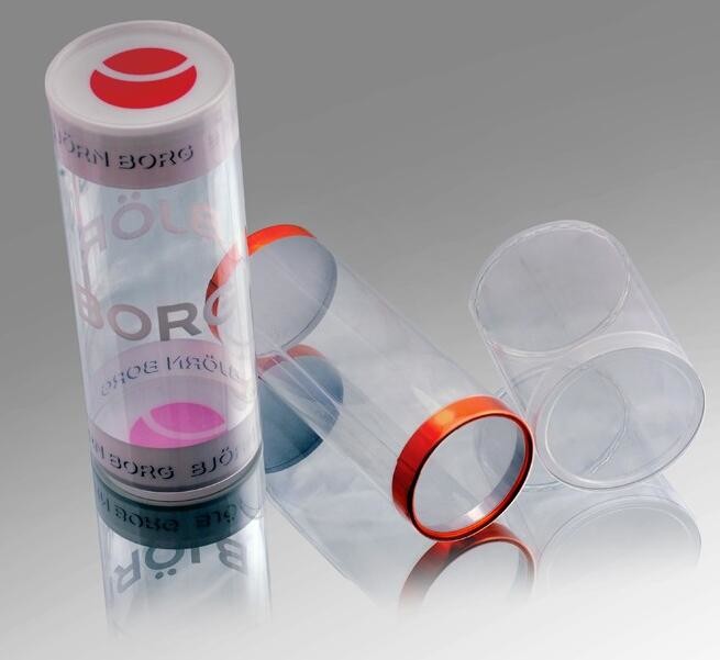 clear PVC PET can for food canning,Customized round clear paint can with tin lid,paint can with tin top & bottom and han