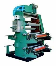 China 2 Color Flexo Printing Machine Accurate Registration / Clear Printing on sale
