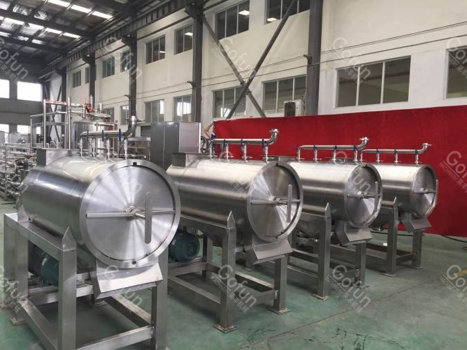Automatic 10T/H Mango Processing Plant 440V Puree Processing Line