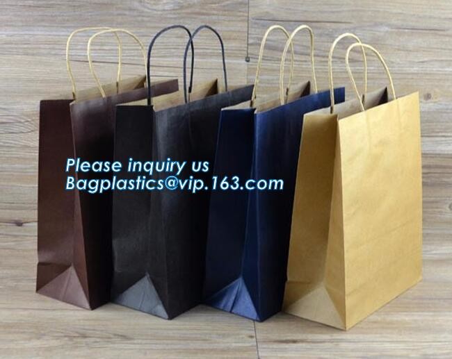 Customized Cut Printed Coated Paper Shopping Bag with Matt Lamination,rope handle custom logo printed white paper bag