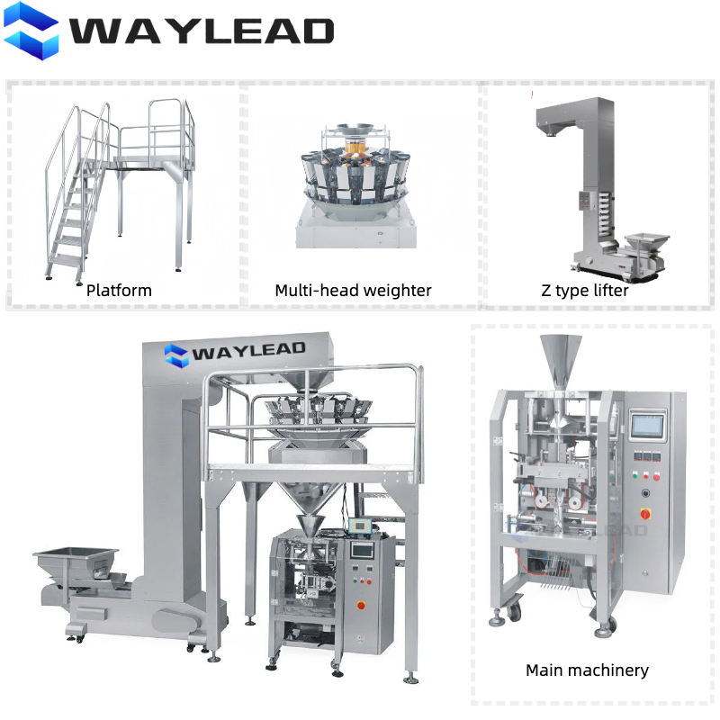 Industrial VFFS Machine Single-layer PE Film Vertical Packing Machine