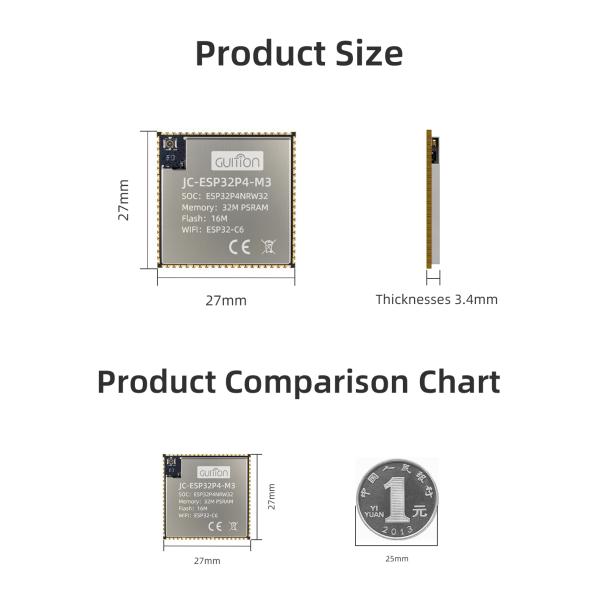 JC-ESP32P4-M3-C6 ESP32 Display Module The Ultimate Solution for Your Business