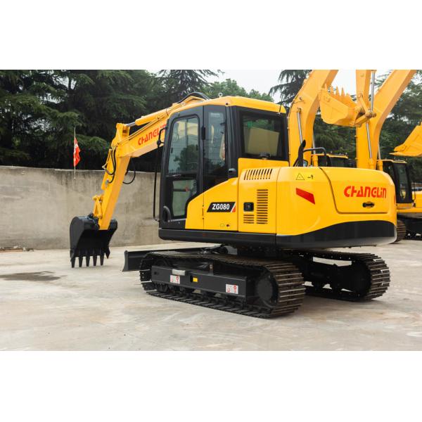 Changlin 8 Ton Mini Excavator Machine ZG080 Small Crawler Excavator