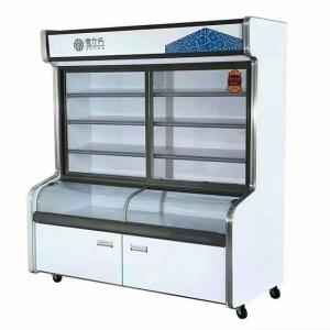 China Direct Cooling Chest Glass Freezer With Sliding Glass Top wholesale