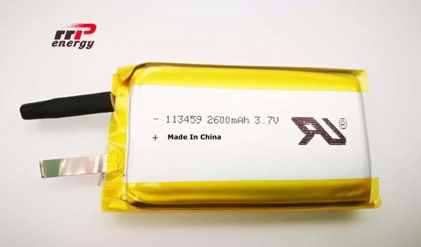 Quality UL1642 Hand Warmer Lithium Ion Polymer Battery Pack 2600mAh 3.7V 113459 Durable for sale