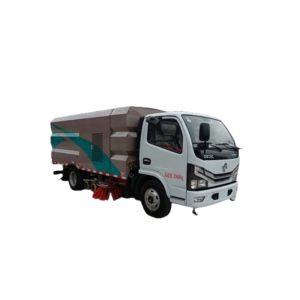 China Pure Electric 5.5 Square Dongfeng Furica Road Sweeper Road Maintenance Car Sweeping Truck wholesale