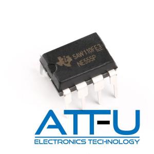 Precision Clock / Timer IC Chip , Flip - Flops Type NE555 Timer Chip Adjustable Duty Cycle