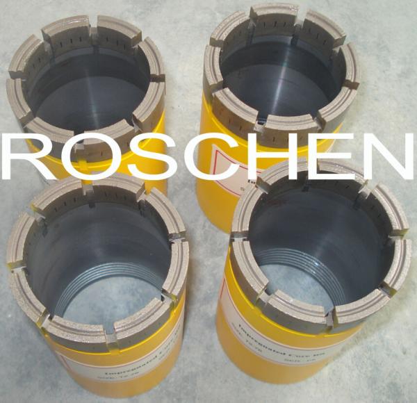 Quality High Performance Penetration Rate T2 - 86 Craelius Core Drill Bits / Impregnated Diamond Core Bits For Rock formations for sale