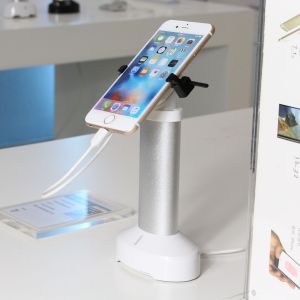COMER magnetic stands mobile phone security display holder with mechanical