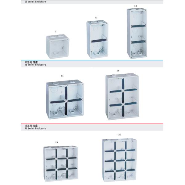 PC Waterproof Combination Switched Sockets 1 2 3 4 6 9 12 Ways