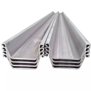 China 2 - 12mm Thickness Hot Rolled Steel Sheet Pile U Shape on sale