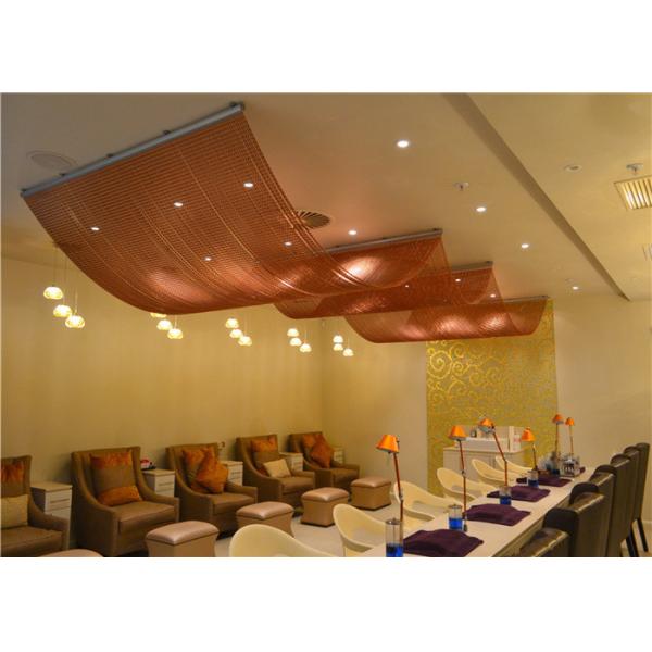 Gunmetal Chain Link Curtain Fly Screen For Partition Divider 12x24mm