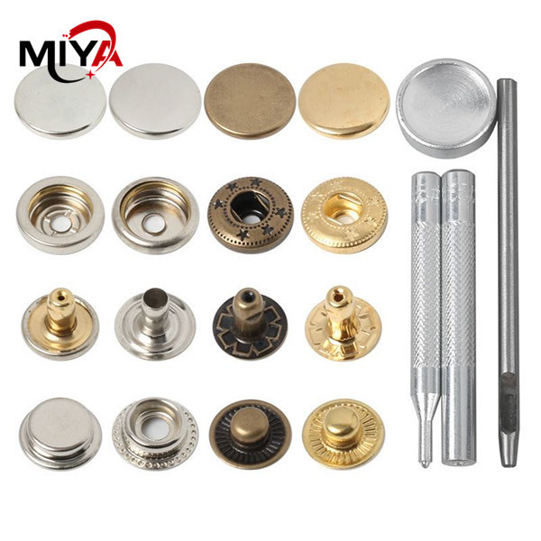 12.5mm Plating 4 Setter Tools Metal Press Stud Buttons