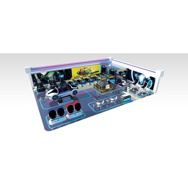 22" Kiosk Virtual Reality Machine 9D VR Cinema Galvanized Steel Frame Full 3D Audio