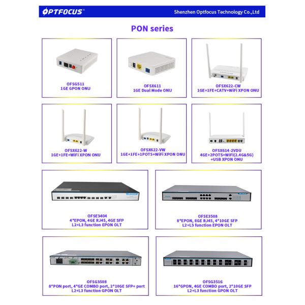 USB VOIP XPON Tr069 Openwrt 4lan Fxs GPON OLT ONU