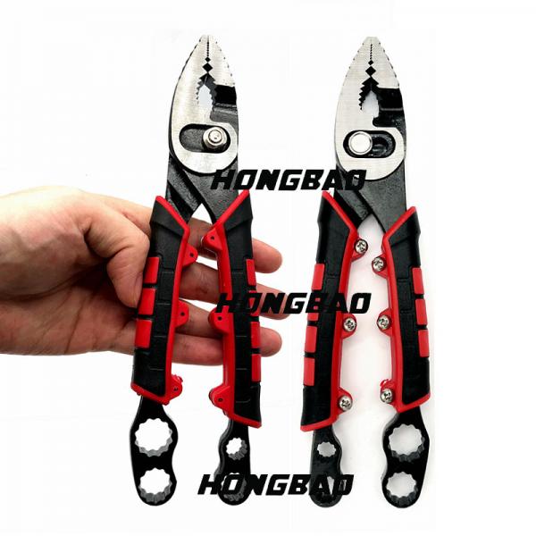 Combination Slip Joint Pliers With Wire Cutter Spanner Wrench Handle 9-1/2" 10 Inch 8 Inch