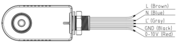 12Vdc PIR Casambi Network Dimmable Sensor With 12m Max Mounting Height For LED Batten