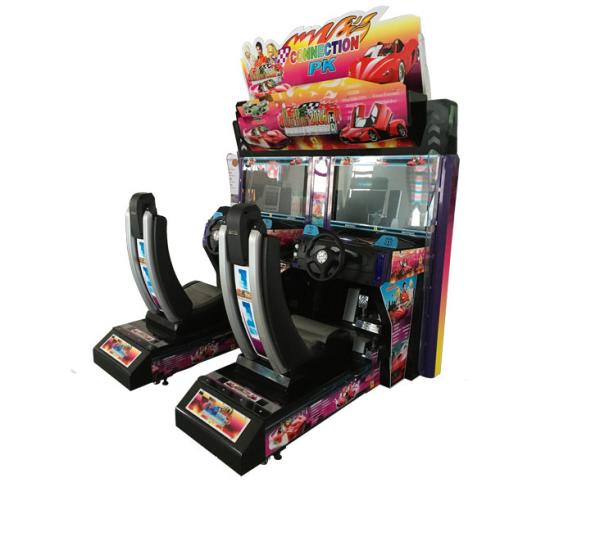 Quality Car Racing Game Machines , Outrun Arcade Machine With Iron Appearance for sale