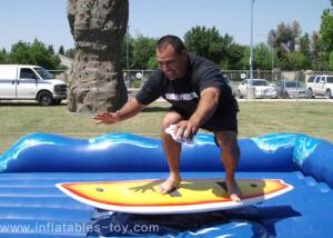 China Womderful Inflatable Surf Machine , Mechanical Surfing Game For Kids / Adult wholesale