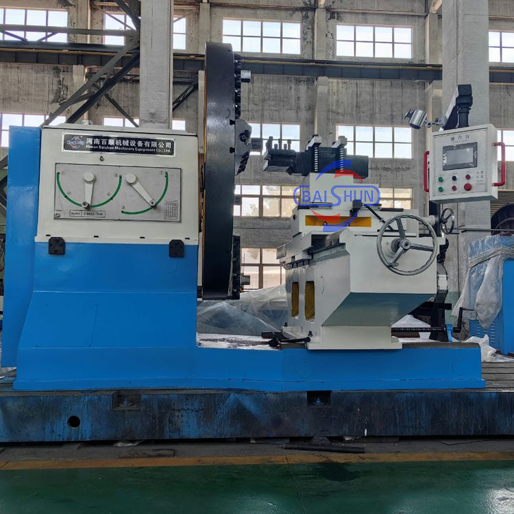 High Precision Horizontal Flange End Face Processing Large Face Lathe Machine