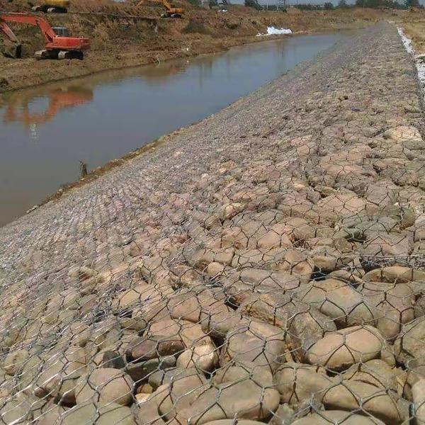 Quality Hexagonal Weave Galvanized Gabion Wire Mesh 4x1x1 for sale