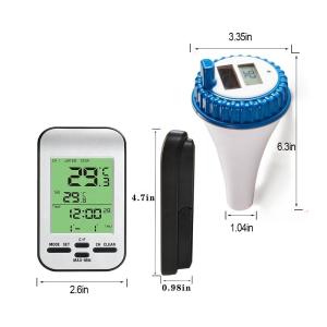 China Portable Solar Pool Thermometer With Data Logger Outdoor Temperature Range -40 To 60 °C wholesale