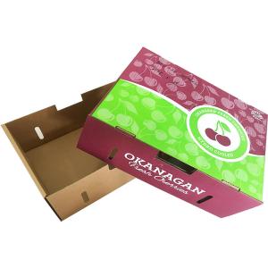 Customized Accepted Cardboard Crates For Fruits And Vegetables High Strength Cardboard