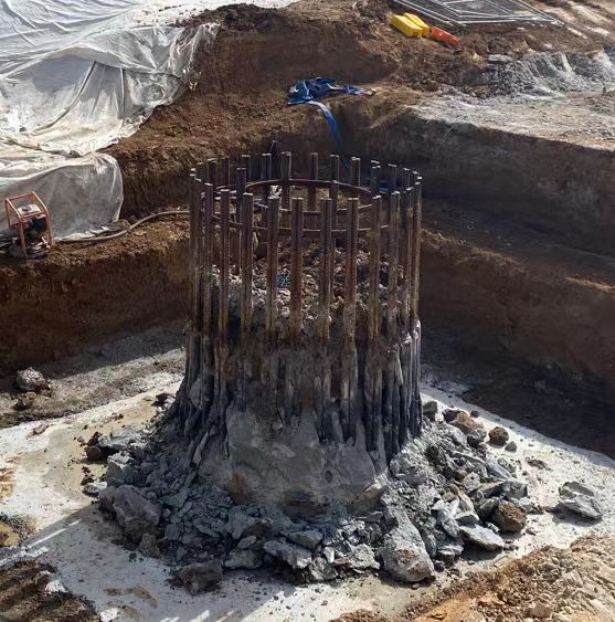 Sinovo SPA8 PLUS Hydraulic Pile Breaker - Modular Design