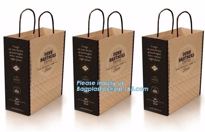 Customized Cut Printed Coated Paper Shopping Bag with Matt Lamination,rope handle custom logo printed white paper bag