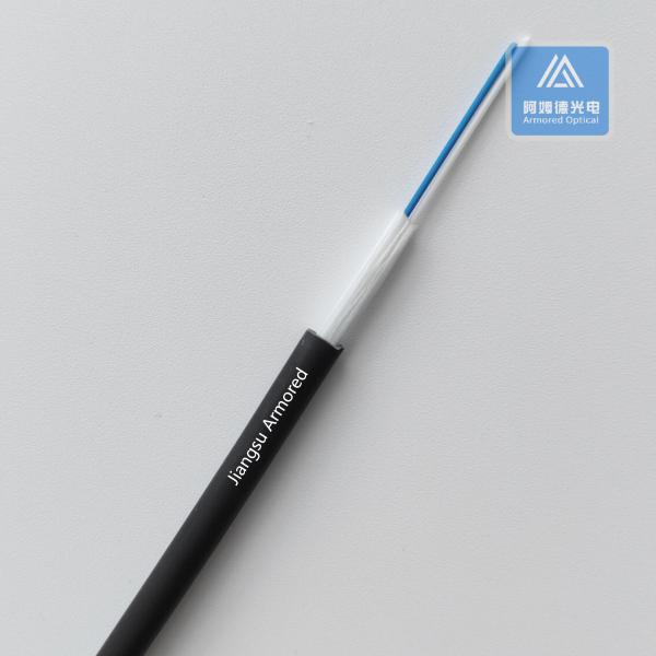 Duplex Fiber Optic Cable Single Mode CPRI 5.0mm Black LSZH FTTA Patch Cord Assembly