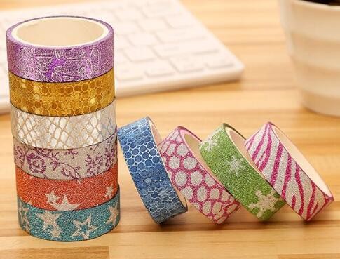 foil washi tape holographic foil washi tape,Gold Laser Decorative Reflective Customized Washi Tape,Decorative Adhesive T