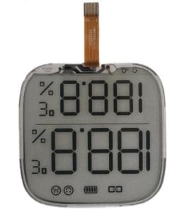 China 2.7 Inch Electronic Paper Display Digital Signage E Ink Segmented Display wholesale