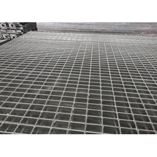 Welded Hot Dipped Stainless Bar Grating 600mm Width For Protecting