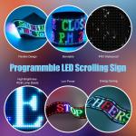 High View Angle Flexible LED Light Display Panel for Car Window Sign Smart APP