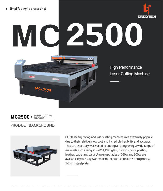 SGS Approved 260w CO2 Laser Engraving Cutting Machine For Paper