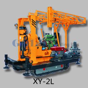 customized water well drilling rig XY-2L, compacted drill unit