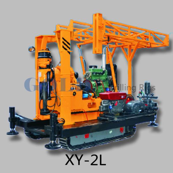 Quality customized water well drilling rig XY-2L, compacted drill unit for sale