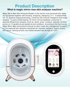 China 45w Power Portable Skin Analysis Software System Magnifier Machine wholesale